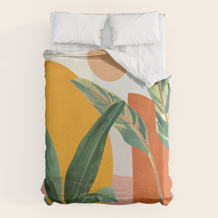 Leaf Design 03 Duvet Cover Gallery Image 1