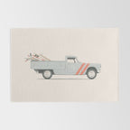 Surfboard Pick Up Van Rug Gallery Image 2