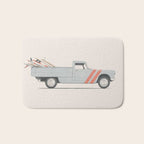 Surfboard Pick Up Van Bath Mat Gallery Image 1