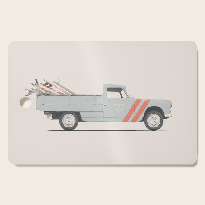 Surfboard Pick Up Van Cutting Board Gallery Image 1