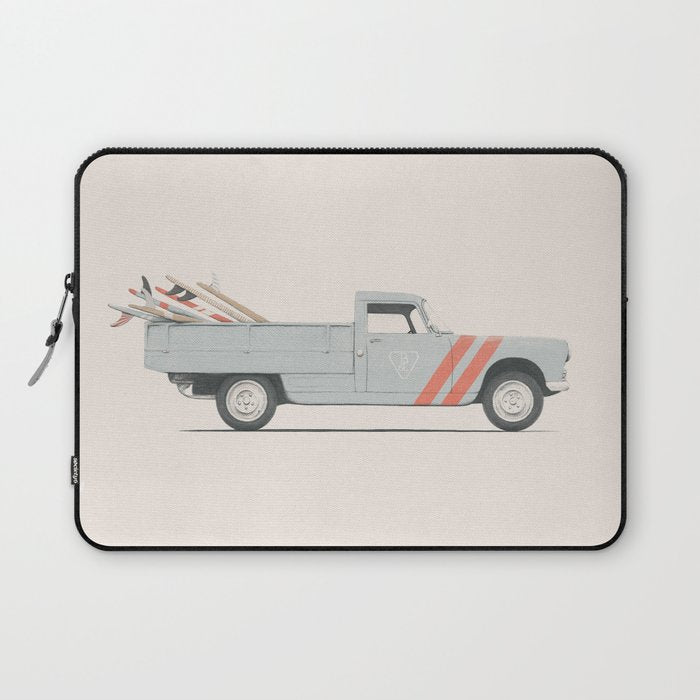 Surfboard Pick Up Van Laptop Sleeve Gallery Image 1