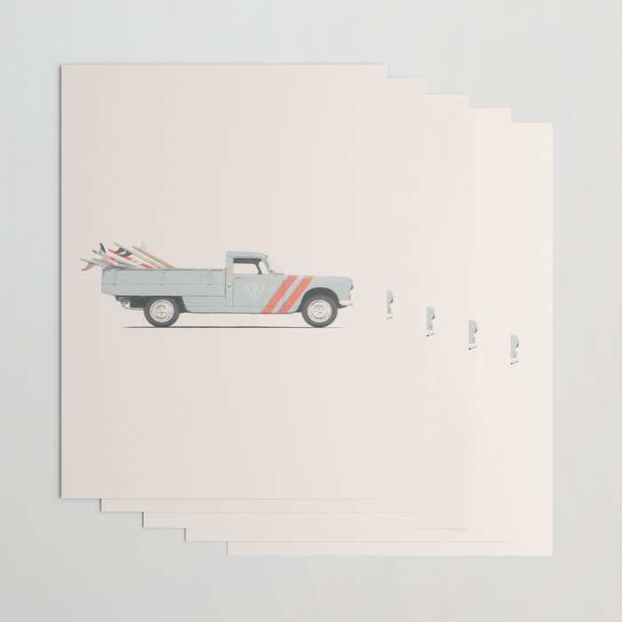 Surfboard Pick Up Van Wrapping Paper Gallery Image 3