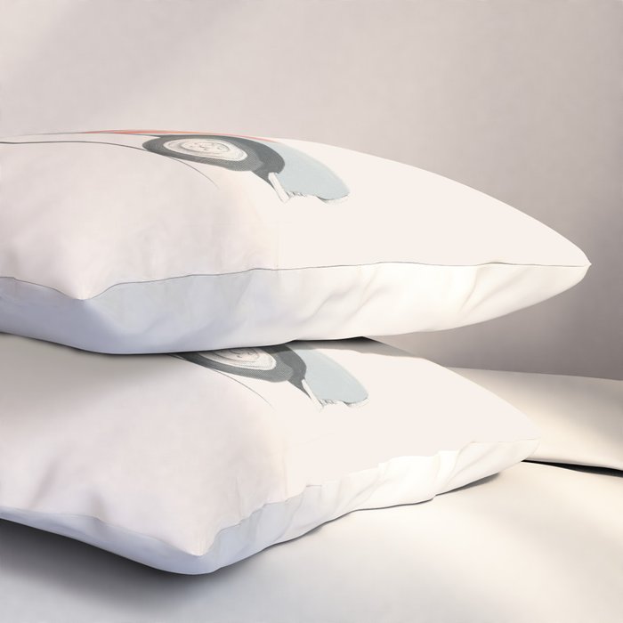Surfboard Pick Up Van Pillow Sham Gallery Image 3