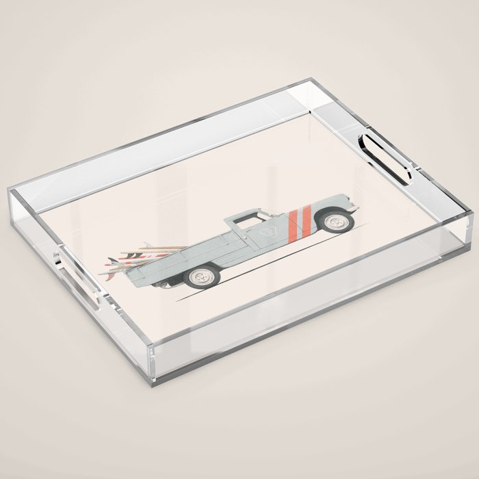 Surfboard Pick Up Van Acrylic Tray Gallery Image 1