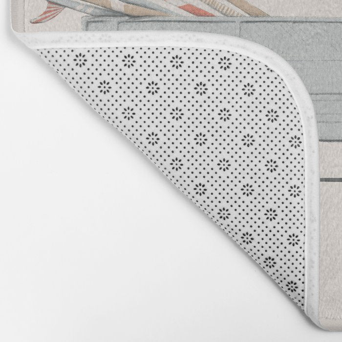 Surfboard Pick Up Van Bath Mat Gallery Image 2