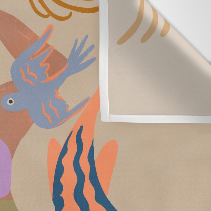 The Birds And The Fish Wall Tapestry Gallery Image 3