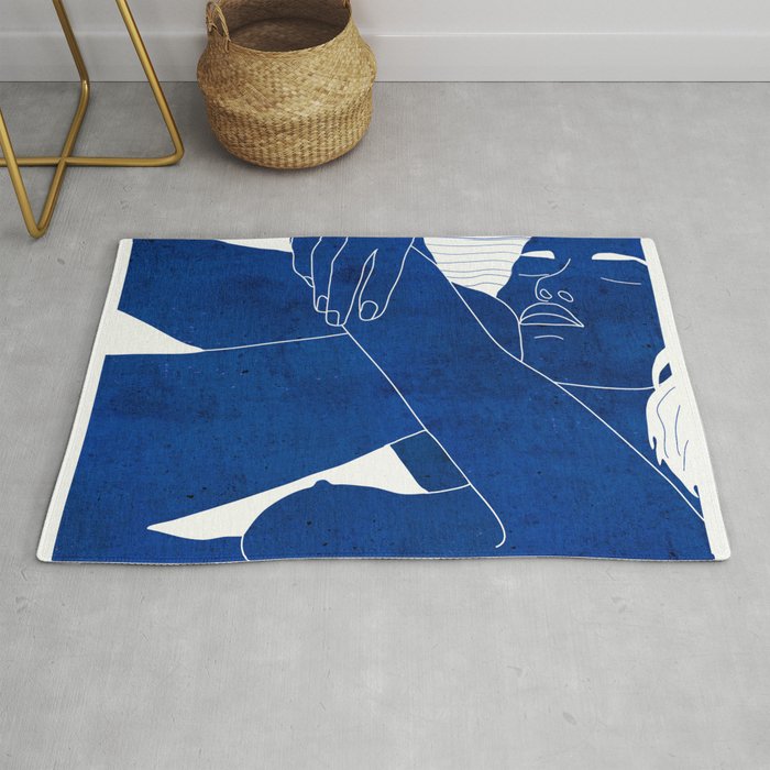 Abstract Art Nude Woman 10 Rug Gallery Image 1