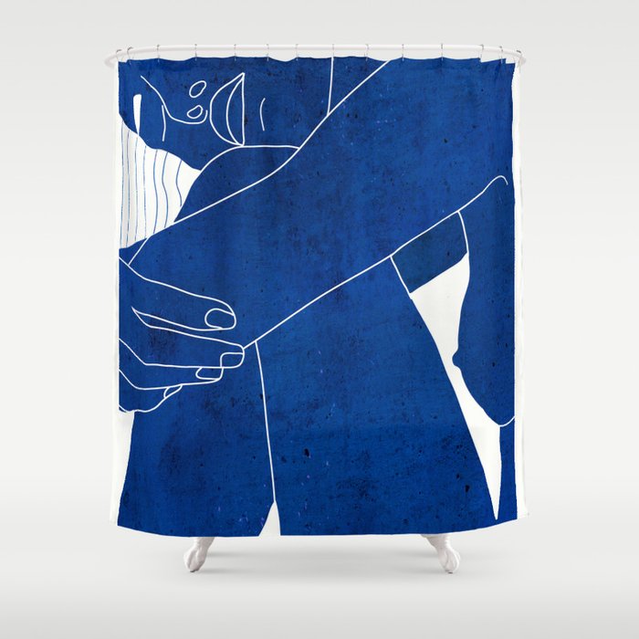 Abstract Art Nude Woman 10 Shower Curtain Gallery Image 1