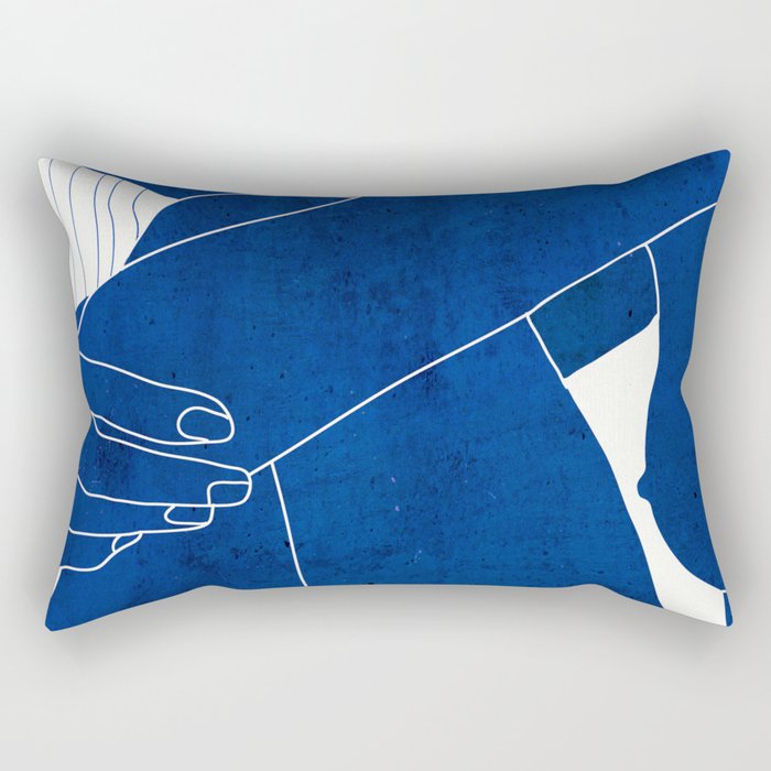 Abstract Art Nude Woman 10 Rectangular Pillow Gallery Image 1