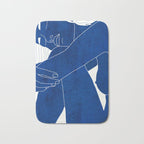 Abstract Art Nude Woman 10 Bath Mat Gallery Image 1