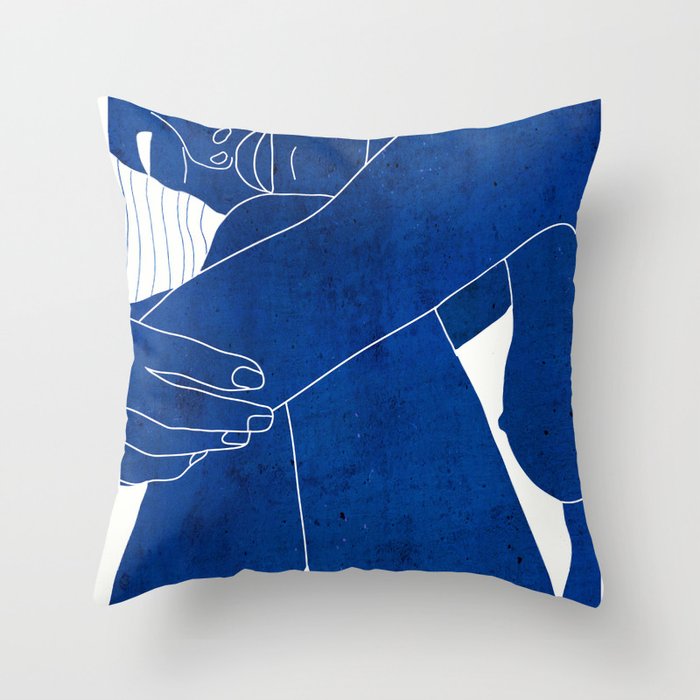 Abstract Art Nude Woman 10 Throw Pillow Gallery Image 6