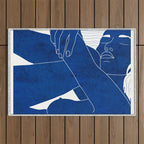 Abstract Art Nude Woman 10 Outdoor Rug Gallery Image 1