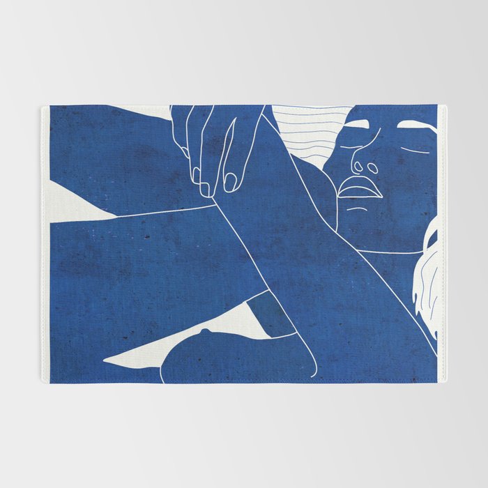 Abstract Art Nude Woman 10 Rug Gallery Image 2