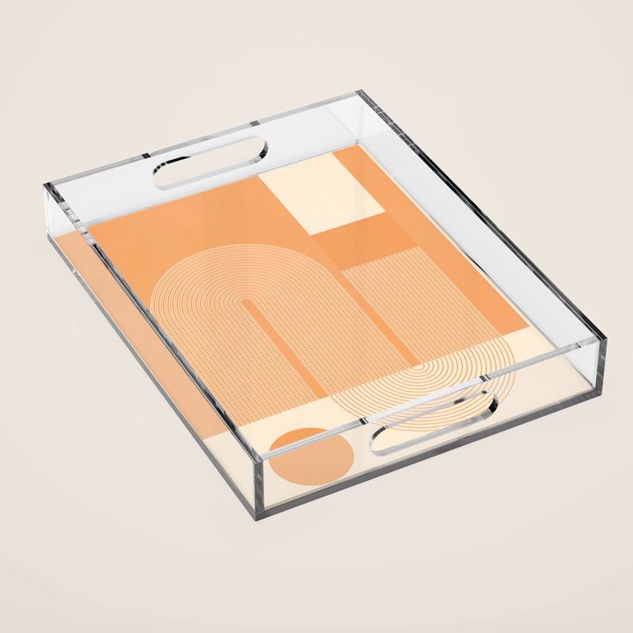 Abstract Shapes 7 Acrylic Tray Gallery Image 1