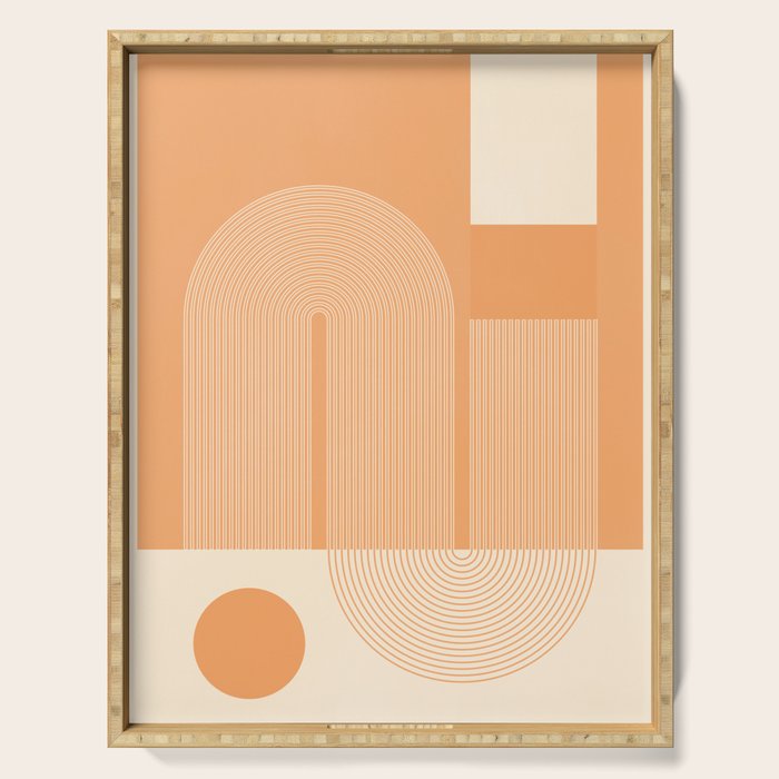 Abstract Shapes 7 Serving Tray Gallery Image 1