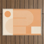 Abstract Shapes 7 Outdoor Rug Gallery Image 1