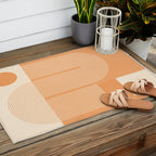 Abstract Shapes 7 Outdoor Rug Gallery Image 2