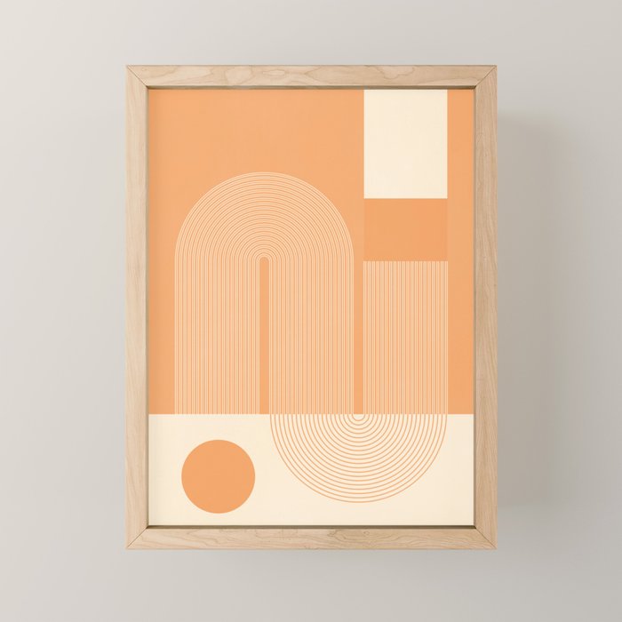 Abstract Shapes 7 Mini Art Print Gallery Image 1