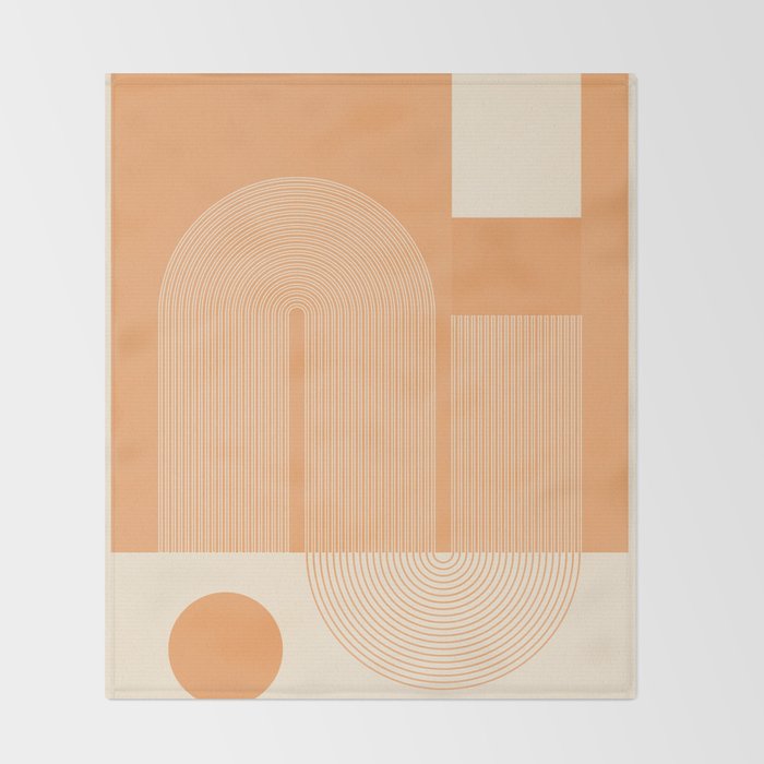 Abstract Shapes 7 Throw Blanket Gallery Image 2