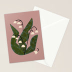 Lily of the Valley Stationery Card Gallery Image 2