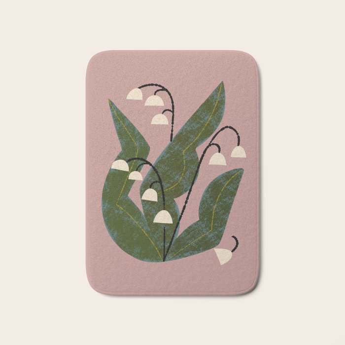Lily of the Valley Bath Mat Gallery Image 1