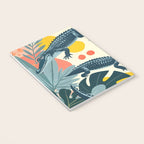 Crocs_Crocodiles Wildlife Animals_Whimsical Quirky Illustration_Bohemian Tropical Pastel Painting Notebook Gallery Image 3
