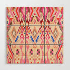 Traditional Vintage Moroccan Berber Design Wood Wall Art Gallery Image 1