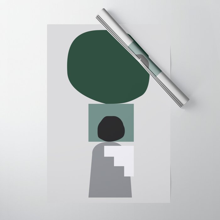 Shape study #3 - Stackable Collection Wrapping Paper Gallery Image 1