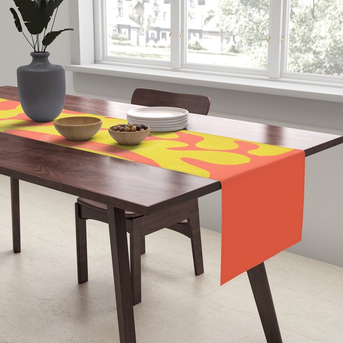 Sunflower & Tomato: Matisse Paper Cutouts 04 Table Runner Gallery Image 2