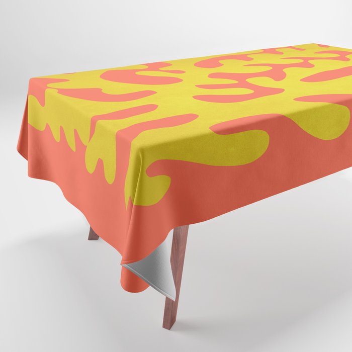 Sunflower & Tomato: Matisse Paper Cutouts 04 Tablecloth Gallery Image 1