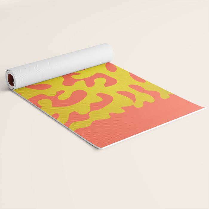 Sunflower & Tomato: Matisse Paper Cutouts 04 Yoga Mat Gallery Image 2
