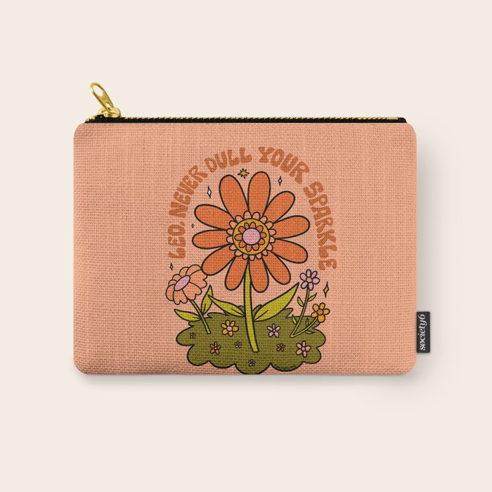 Leo Flower Carry All Pouch Gallery Image 1