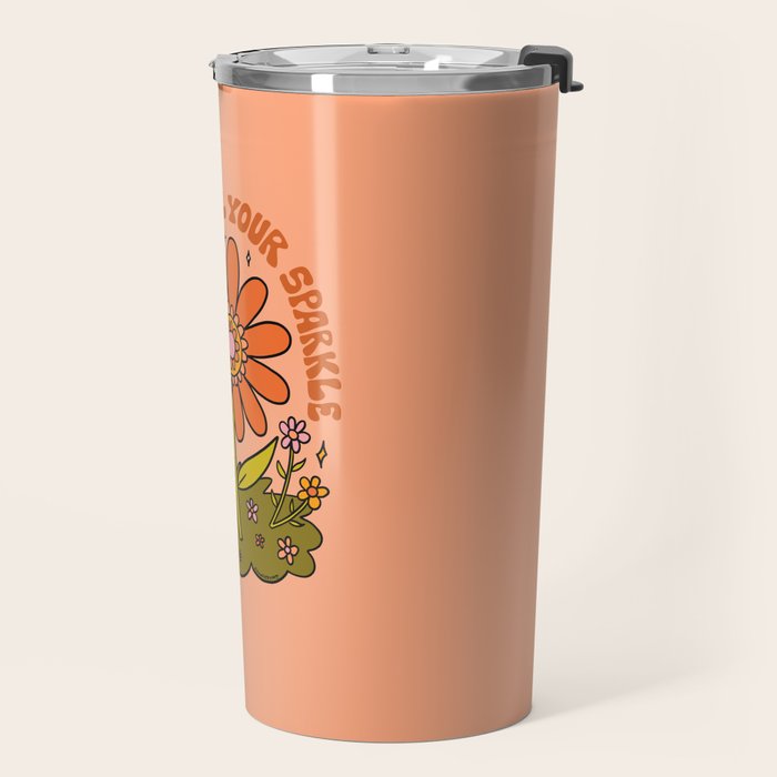 Leo Flower Travel Mug Gallery Image 2