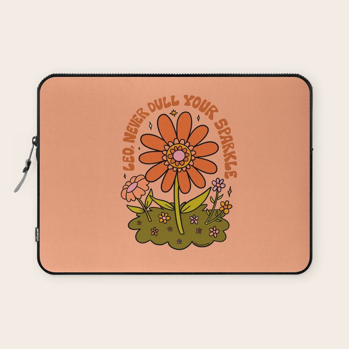 Leo Flower Laptop Sleeve Gallery Image 1
