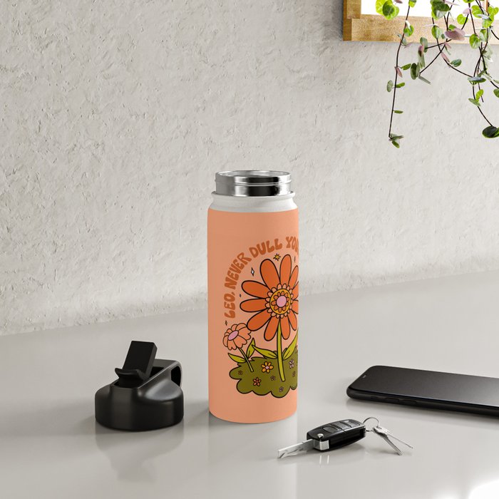 Leo Flower Water Bottle Gallery Image 4