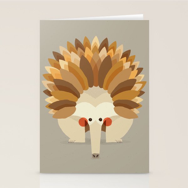 Echidna, Wildlife of Australia Stationery Card Gallery Image 2