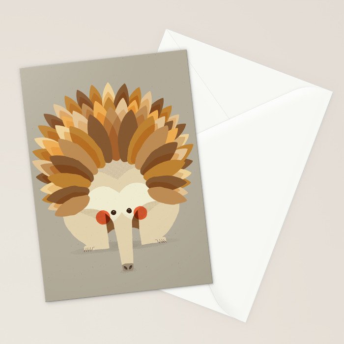 Echidna, Wildlife of Australia Stationery Card Gallery Image 2