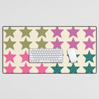 Stars Print Desk Mat Gallery Image 1