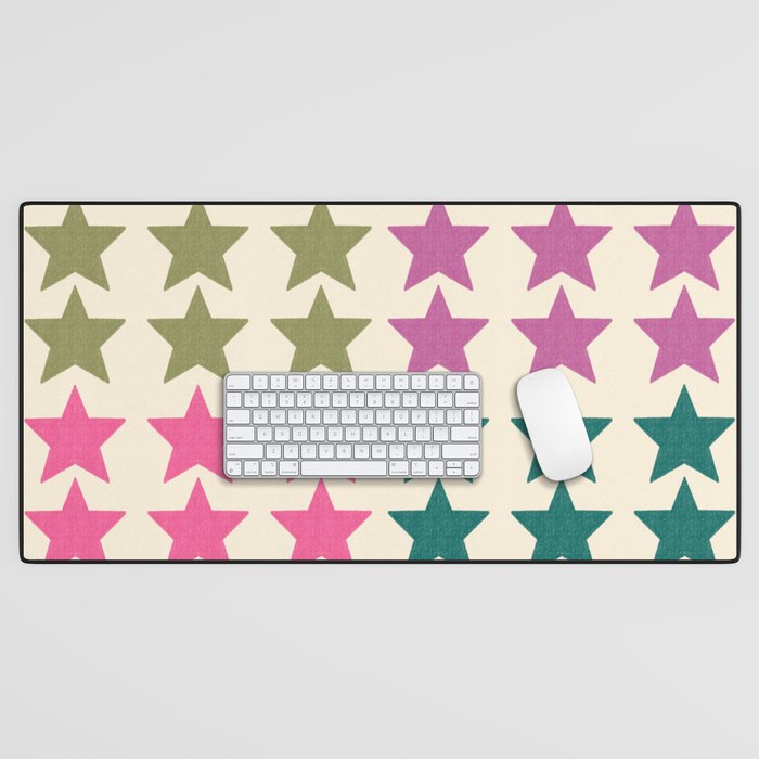Stars Print Desk Mat Gallery Image 1