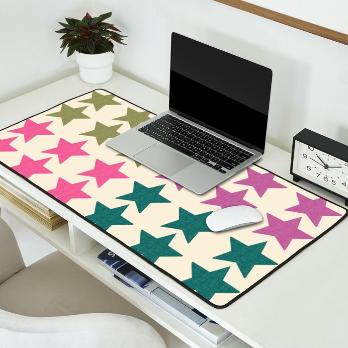 Stars Print Desk Mat Gallery Image 2