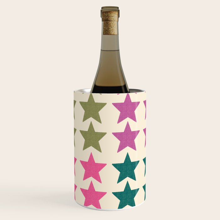 Stars Print Wine Chiller Gallery Image 1