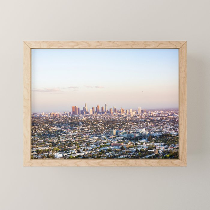 Los Angeles Skyline Mini Art Print Gallery Image 1