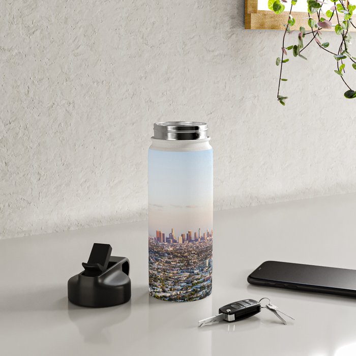 Los Angeles Skyline Water Bottle Gallery Image 4