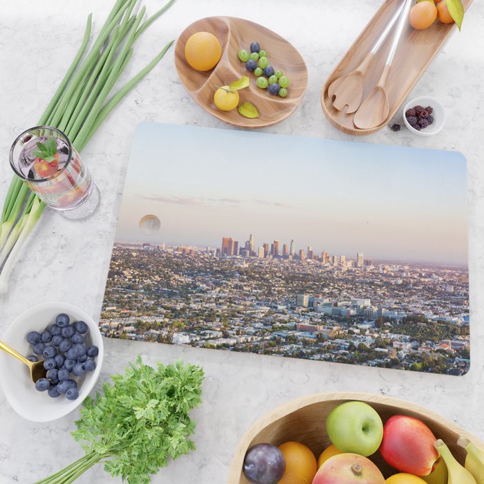 Los Angeles Skyline Cutting Board Gallery Image 2
