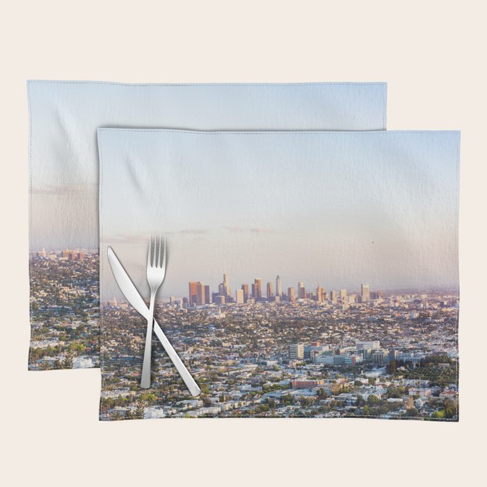 Los Angeles Skyline Placemat Gallery Image 1
