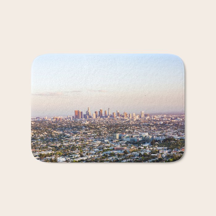 Los Angeles Skyline Bath Mat Gallery Image 1