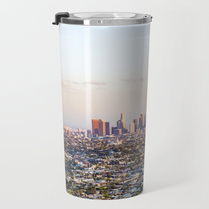 Los Angeles Skyline Travel Mug Gallery Image 3