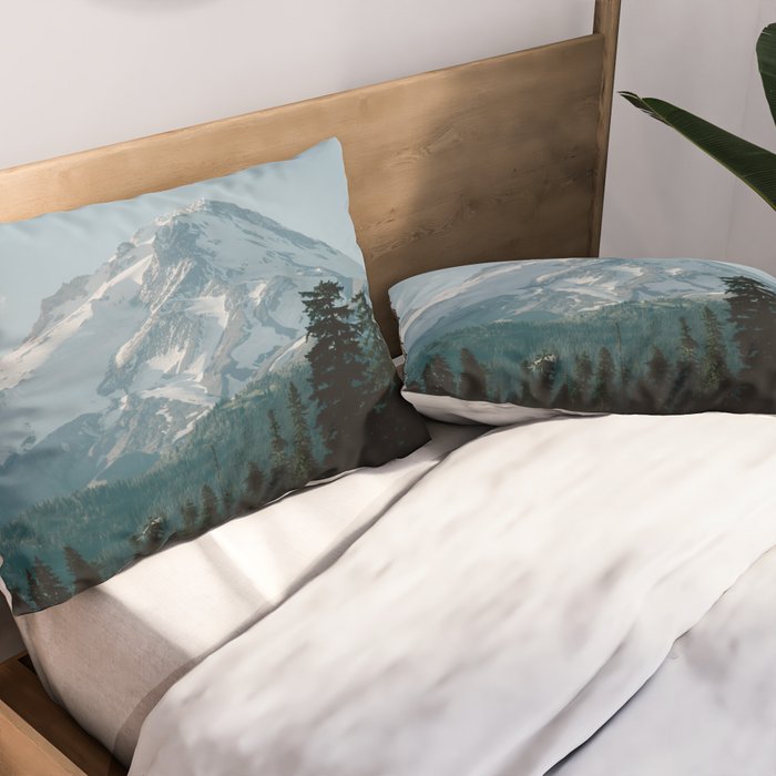 Mount Hood XII Pillow Sham Gallery Image 2