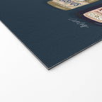 French Champagne Collection - Teal Welcome Mat Gallery Image 2