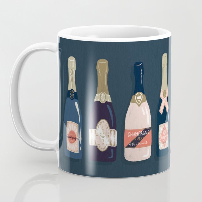 French Champagne Collection - Teal Coffee Mug Gallery Image 3